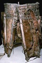 Hide rucksack found in salt mines, 6th century BC. Artist: Unknown