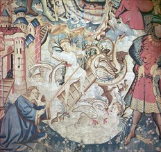 Devonshire Hunting Tapestries, 15th century. Artist: Unknown