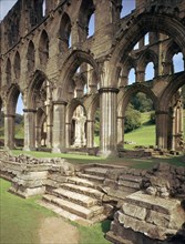 Rievaulx Abbey, 12th century. Artist: Unknown