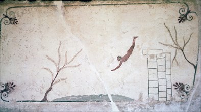 Greek Tomb Painting, 5th century BC. Artist: Unknown