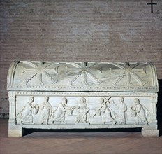 Early Christian Sarcophagus, 5th century. Artist: Unknown