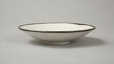 Small Ding-type bowl with incised peony scroll and dragon, 20th century. Artist: Unknown.