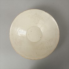 Lobed bowl with qingbai glaze with carved floral design made in the Northern Song dynasty. Artist: Unknown.
