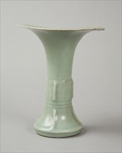 Longquan celadon gu vase, 12th century. Artist: Unknown.