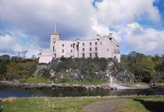 Dunvegan Castle from the Seaward side, Isle of Skye, Scotland, 20th century. Creator: CM Dixon.