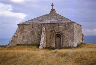 St. Aldhelms Chapel, Worth Matravers, west of Swanage, Dorset, 20th century. Artist: CM Dixon.