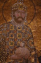 Byzantine Emperor Constantine IX Monomachos, St. Sophia, Istanbul, 20th century. Artist: CM Dixon.