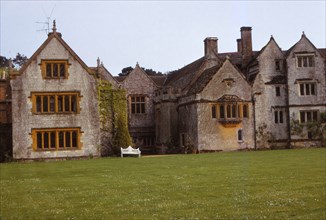 Westside of Athelhampton Medieval Manor, Dorset, England, 20th century.  Artist: CM Dixon.