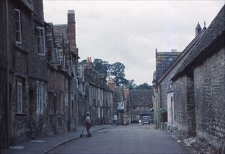 Village Street, Lacock, Wiltshire, c1960. Artist: CM Dixon.