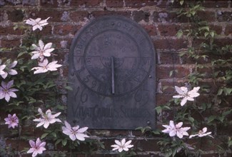 Sundial Dated 1663 in Grounds of Polesdon Lacey, Surrey, 20th century. Artist: CM Dixon.