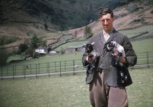 Lake District Sheep Farmer, c1960. Artist: CM Dixon.