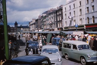 Market Place, York, 1958 Artist: CM Dixon.