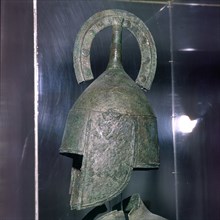Bronze Helmet of Hoplite, 7th century BC. Artist: Unknown.