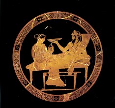 Hades and Persephone Banqueting: Altic Red-figure Kylix, c430 BC. Artist: Codrus Painter.