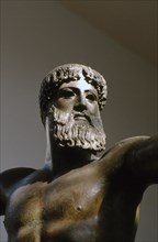 Greek Bronze Statue of Poseidon found in sea near Cape Artemisian, c5th century BC. Artist: Unknown.