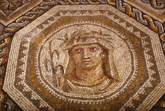 Roman Mosaic of the Season Autumn at Museum of Pagan Art, Arles, France, c1st-2nd century. Artist: Unknown.