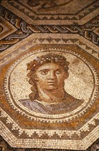 Roman Mosaic of the Season Summer at Museum of Pagan Art, Arles, France, c1st-2nd century. Artist: Unknown.