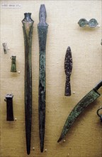 Two Bronze, Celtic Iron Age Sword Blades, France, 800BC-400 BC. Artist: Unknown.