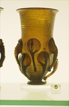 Anglo-Saxon Claw Beaker, c7th century. Artist: Unknown.