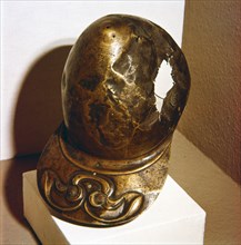 British Celtic Bronze Helmet, 1st century. Artist: Unknown.