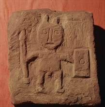 Horned Warrior God, Maryport, Cumberland, c1st-c2nd century. Artist: Unknown.