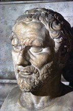 Demosthenes. Greek Orator & Statesman, 384-322 BC. Artist: Unknown.