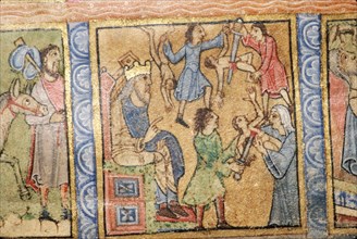 Detail from a Psalter, Massacre of the Children, c1140. Artist: Unknown.