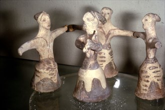 Minoan 'Sacred Dance', Palaikastro, Eastern Crete, Post-Palatial Period, c1400BC- c1100 BC.  Artist: Unknown.