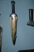 Metal hilted dagger, Neunheiligen, Bronze Age, Germany, 2500-1800 BC. Artist: Unknown.