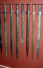 Bronze Age Swords from Bavaria, South Germany 12th-8th century BC. Artist: Unknown.