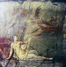 Ariadne Deserted by Theseus, Roman wall painting from Herculaneum, 1st century. Artist: Unknown.