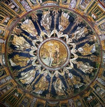 Dome Mosaic in Orthodox Baptistry, Ravenna, Italy, 5th century. Artist: Unknown.