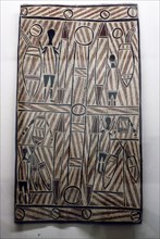 Australian Aboriginal Bark Painting. Artist: Unknown.