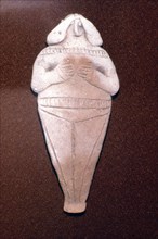 Terracotta Astarte or 'Ishtar' figure, Third Dynasty of Ur, c2100 BC. Artist: Unknown.