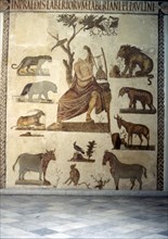 Mosaic of Orpheus Taming the Animals, 2nd-3rd century.  Artist: Unknown.