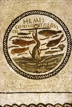 Early Christian Funerary Mosaic, (Roman), 4th century Artist: Unknown.