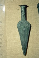 Bronze Sword from hoard found in Abruzzi region, Italy, 1800-1500 BC. Artist: Unknown.