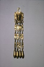 Gold Pendant, Mixtec, 1200-1521. Artist: Unknown.