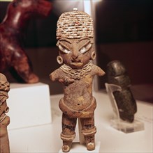 Pottery figure found in grave, known as 'Pretty Ladies', Guanajuato, Mexico, 2000BC-300. Artist: Unknown.