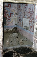 Interior of Tomb 104, Classic Period, Monte Alban, Mexico, c550. Artist: Unknown.