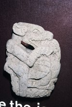 Aztec stone carving of Jaguar killing a Vulture, Hacha, Veracruz state: Mexico, 400-700. Artist: Unknown.