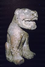 Aztec stonecarving of Jaguar, from Valley of Mexico, 1400-1521. Artist: Unknown.