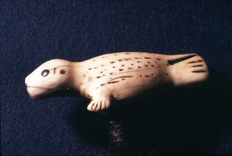 Eskimo Carving, Young Seal, 18th-19th century. Artist: Unknown.