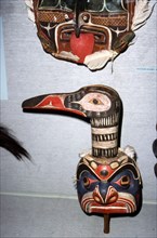 Kwakiutl Diver Mask, with beak, Pacific Northwest, North American Indian.  Artist: Unknown.