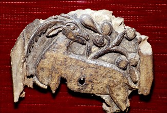Coptic Woodcarving of Antelope, 5th century. Artist: Unknown.