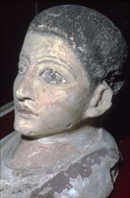 Funerary Mask of an adolescent boy, Egyptian, 2nd century. Artist: Unknown.