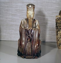 Ivory Figure of Tien Kuan, Master of Heaven, Ming Dynasty, 1368-1644 Artist: Unknown.