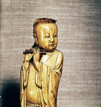 The Taoist Immortal, Han Xiangzi, Ming Dynasty, 17th century Artist: Unknown.