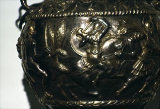 Silver Bowl from a Sarmatian Tomb, 4th-5th century. Artist: Unknown.