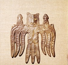Bronze Plaque, Kama River Tribes Mircaulous Image of Shamanism, 3rd century BC-8th century Artist: Unknown.